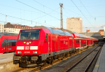 Lokomotiva: 245.005 | Vlak: RE 57592 ( Mnchen Hbf. - Kempten Hbf. ) | Msto a datum: Mnchen Hbf. 26.02.2015