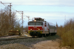 Lokomotiva: Sr1 3006 | Vlak: EP 56 ( Oulu - Helsinki ) | Msto a datum: Oulu 25.05.1997