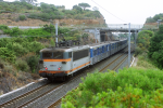 Lokomotiva: BB25623 | Vlak: 56973 ( Saint-Raphal-Valescure - Ventimiglia ) | Msto a datum: Anthor Cap Roux 14.06.1999