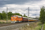 Lokomotiva: M61.019 | Vlak: Sp 98106 ( Olbramovice - Stranice ) | Msto a datum: Bystice u Beneova (CZ) 10.09.2022