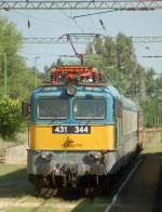 Lokomotiva: V43.1344 ( 431.344 ) | Vlak: G 342 Ivo Andri ( Beograd - Budapest Kel.pu. ) | Msto a datum: Balotaszlls 31.07.2012