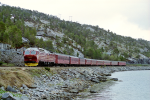 Lokomotiva: Di 4 653 | Vlak: Nt 455 ( Trondheim - Bodo ) | Msto a datum: Fauske 28.05.1997