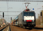Lokomotiva: 189.154 ( PKP Cargo ) | Vlak: Nex 46741 | Msto a datum: Polanka nad Odrou vh. (CZ) 18.04.2012