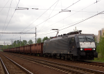 Lokomotiva: 189.154 ( PKP Cargo ) | Vlak: Pn 155003 ( Omarska - Ostrava-Bartovice ) | Msto a datum: Ostrava uheln ndr. 13.05.2012