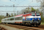 Lokomotiva: EP09-018 | Vlak: EC 104 Sobieski ( Wien Westbf.. - Warszawa Wsch. ) | Msto a datum: Petrovice u Karvin (CZ) 29.04.2012