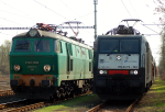 Lokomotiva: ET22-1000, 189.153 | Vlak: Pn 159513 ( Olomouc pedndra - Bierawa ), Nex 46758 | Msto a datum: Polanka nad Odrou vh. (CZ) 18.04.2012