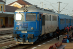Lokomotiva: 60-1266-0 | Vlak: R 2447 ( Targu Mures - Sibiu ) | Msto a datum: Alba-Iulia 20.08.2006