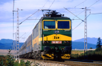Lokomotiva: 163.057-3 | Vlak: R 421 Exelsior ( Frantikovy Lzn - Koice ) | Msto a datum: trba 16.09.1994