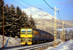 Lokomotiva: 163.108-4 | Vlak: Os 2304 ( Koice - ilina ) | Msto a datum: trba 05.01.1996