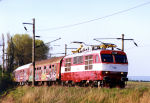 Lokomotiva: 350.001-4 | Vlak: R 275 Slovensk strela ( Praha-Smchov - Bratislava hl.st. ) | Msto a datum: Pothy (CZ) 23.04.2000