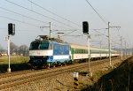 Lokomotiva: 350.004-8 | Vlak: EC 75 Johann Gregor Mendel ( Praha hl.n. - Wien Sdbf. ) | Msto a datum: Opatov (CZ) 03.04.2002