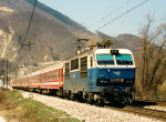 Lokomotiva: 350.008-9 | Vlak: R 605 Dargov ( Bratislava hl.st. - ierna nad Tisou ) | Msto a datum: Vrtky zastvka 03.04.2002