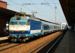 Lokomotiva: 350.008-9 | Vlak: EC 170 Hungaria ( Budapest Kel.pu. - Berlin Hbf. ) | Msto a datum: Pardubice hl.n. (CZ) 20.06.2013