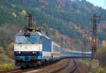 Lokomotiva: 350.008-9 | Vlak: EC 174 Jan Jesenius ( Budapest Kel.pu. - Hamburg-Altona ) | Msto a datum: Bezprv (CZ) 22.10.2013