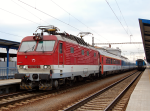 Lokomotiva: 350.016-2 | Vlak: EC 271 Petrov ( Brno hl.n. - Budapest Kel.pu. ) | Msto a datum: Beclav (CZ) 04.05.2013
