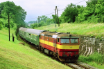 Lokomotiva: 752.030-7 | Vlak: Zr 1910 ( Koice - Humenn ) | Msto a datum: Nin Hrabovec  05.08.1998