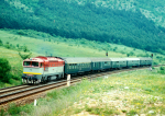 Lokomotiva: 753.095-9 | Vlak: R 822 Ipe ( Koice - Zvolen os.st. ) | Msto a datum: Hrhov 04.06.1996