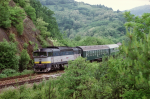 Lokomotiva: 754.004-0 | Vlak: R 823 Ipe ( Zvolen os.st. - Koice ) | Msto a datum: Pla 05.06.1996