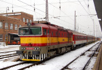 Lokomotiva: 754.036-2 | Vlak: Zr 1851 Blatnica ( ilina - Zvolen os.st. ) | Msto a datum: ilina 08.01.2013
