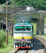 Lokomotiva: 754.055-2 | Vlak: Zr 1843 Turan ( ilina - Zvolen os.st. ) | Msto a datum: Vrtky zastvka 20.07.2010