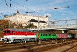 Lokomotiva: 757.012-0 | Vlak: Os 7313 ( Bansk Bystrica - Zvolen os.st. ) | Msto a datum: Zvolen os.st. 21.10.2013