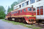 Lokomotiva: 781.825-5 ( ex 781.282-9 ) | Msto a datum: Haniska pri Koiciach 04.06.1996