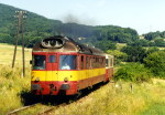 Lokomotiva: 850.014-2 | Vlak: Os 5407 ( Topoany - Treniansk Tepl ) | Msto a datum: Treniansk Jastrabie 09.08.1998