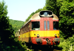 Lokomotiva: 850.014-2 | Vlak: Os 5408 ( Treniansk Tepl - Chynorany ) | Msto a datum: Treniansk Jastrabie 09.08.1998